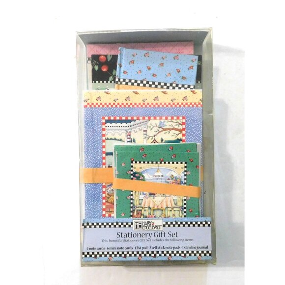 Mary Engelbreit Stationery Gift Set Note Cards List Pad Slimline Journal - Picture 1 of 7